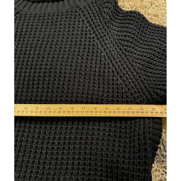 J. Crew Turtleneck Cotton Poncho Sweater M/L - Picture 10 of 11